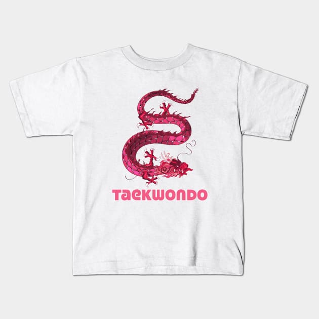 Taekwondo Kids T-Shirt by nickemporium1